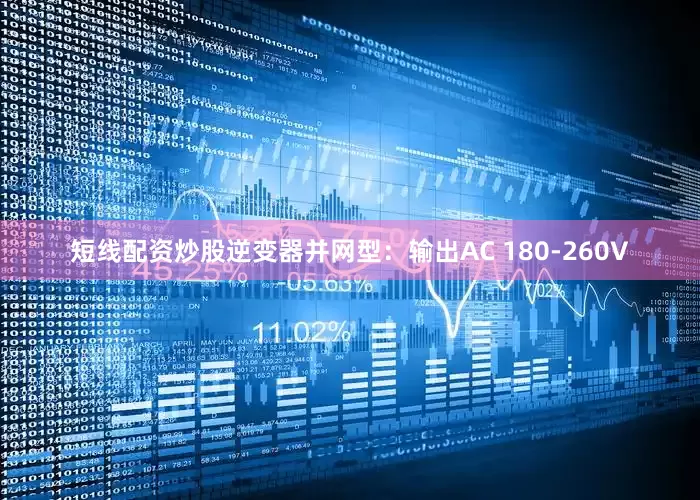 短线配资炒股逆变器并网型：输出AC 180-260V