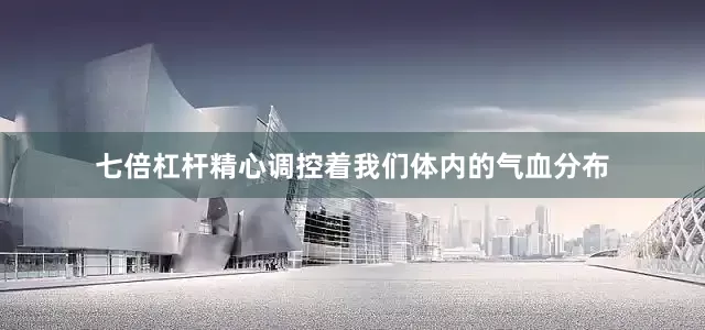 七倍杠杆精心调控着我们体内的气血分布
