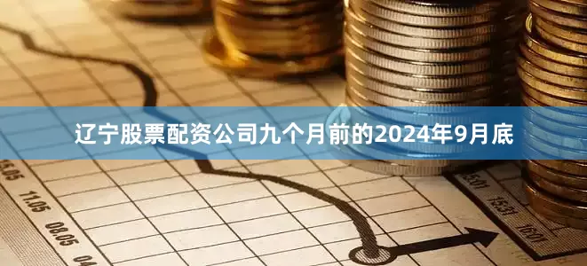 辽宁股票配资公司九个月前的2024年9月底